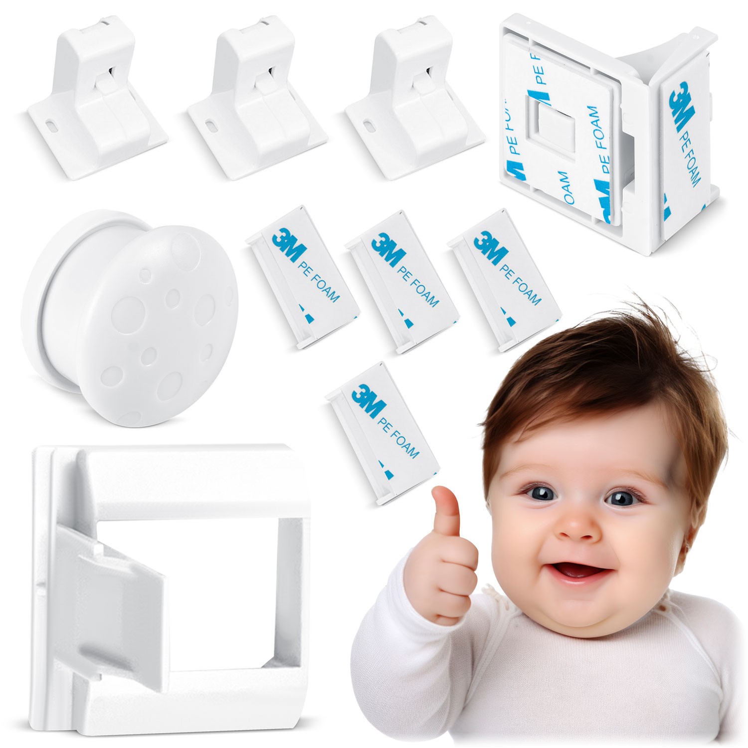 Ricokids 798000 magnetlukk kappidele, 4 tk.