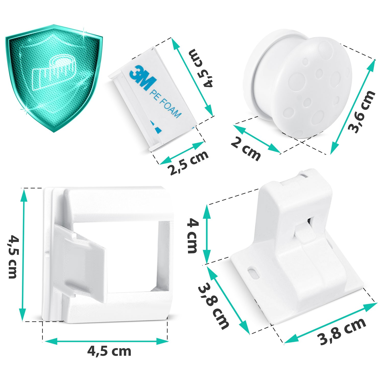 Ricokids 798000 magnetlukk kappidele, 4 tk. - Image 12