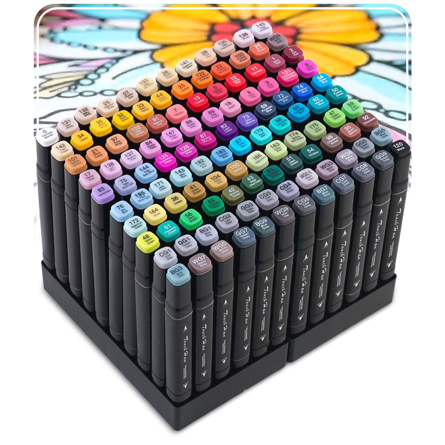 Nukido NK-913 alkoholimarkerid, 120 tk pakis - Image 3