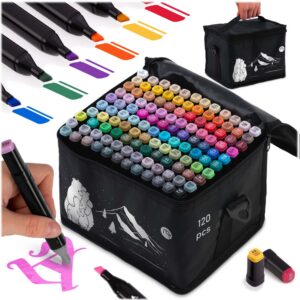 Nukido NK-913 alkoholimarkerid, 120 tk pakis