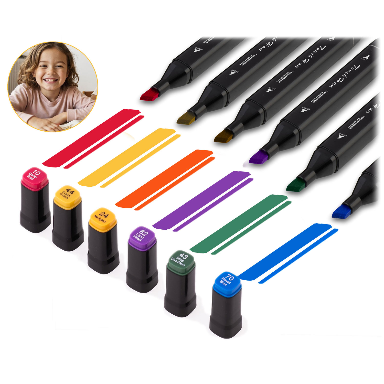 Nukido NK-915 alkoholimarkerid kotiga 262 tk - Image 5