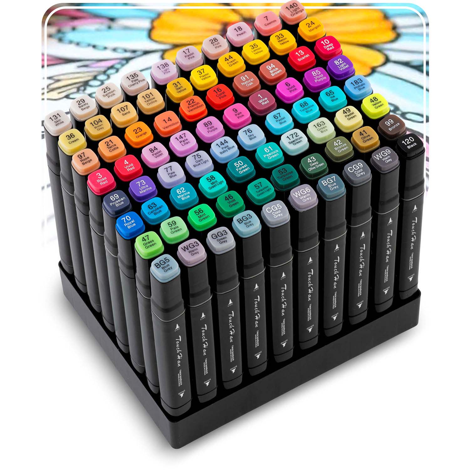 Nukido NK-912 alkoholimarkerid, 80 tk pakis - Image 2