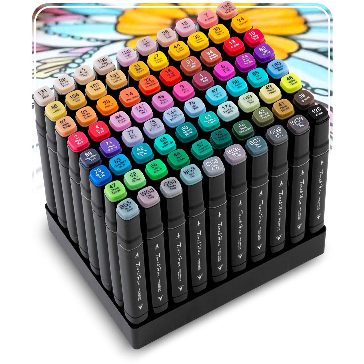 Nukido NK-912 alkoholimarkerid, 80 tk pakis - Image 2