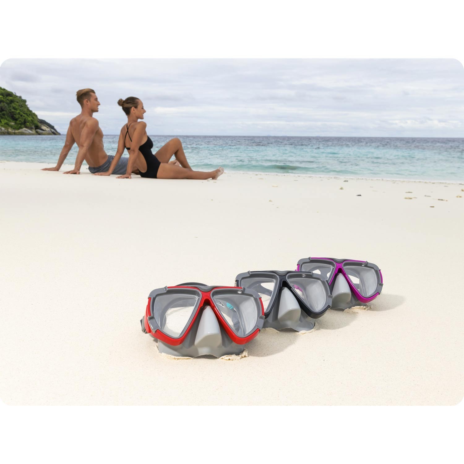 Punane ujumismask Bestway 22052 - Image 4