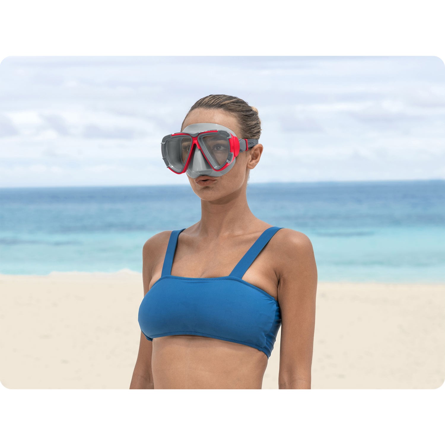 Punane ujumismask Bestway 22052 - Image 2