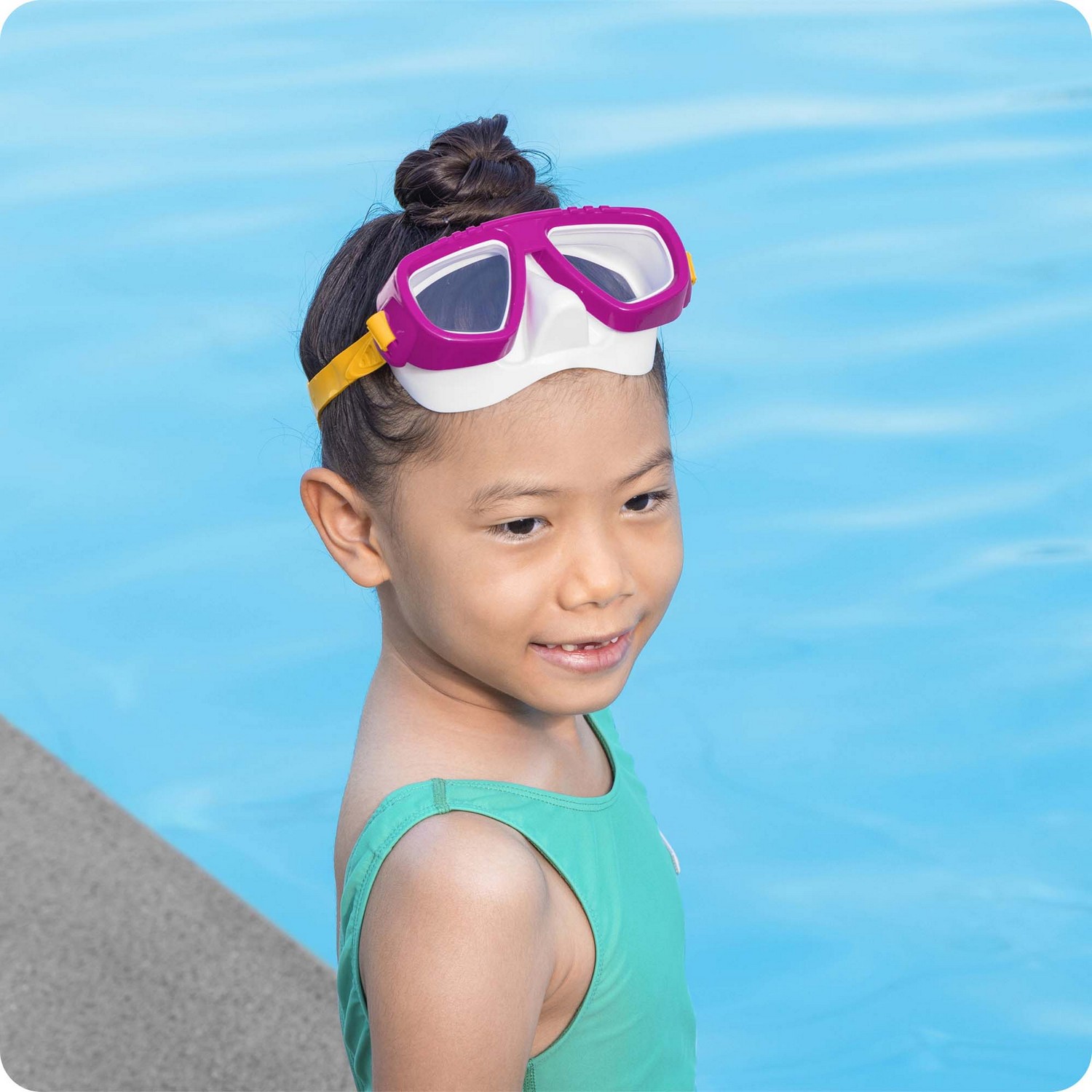 Bestway 22011 roosa ujumismask - Image 6