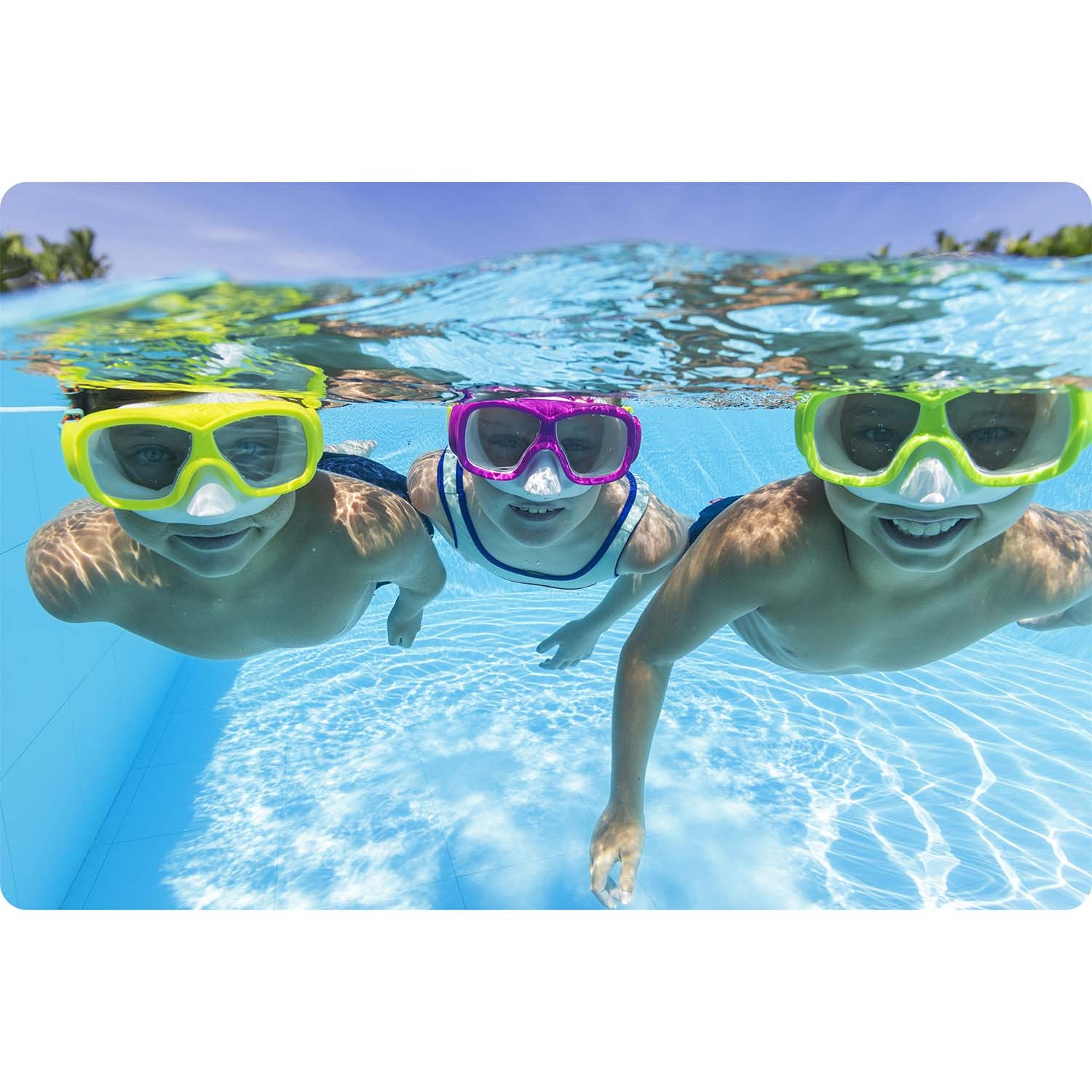 Bestway 22039 roosa ja türkiissinine ujumismask - Image 8