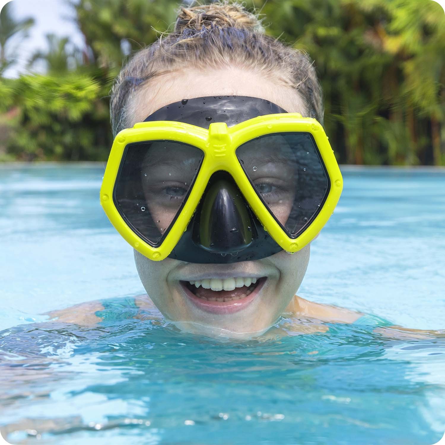 Bestway 22040 kollane ujumismask - Image 7