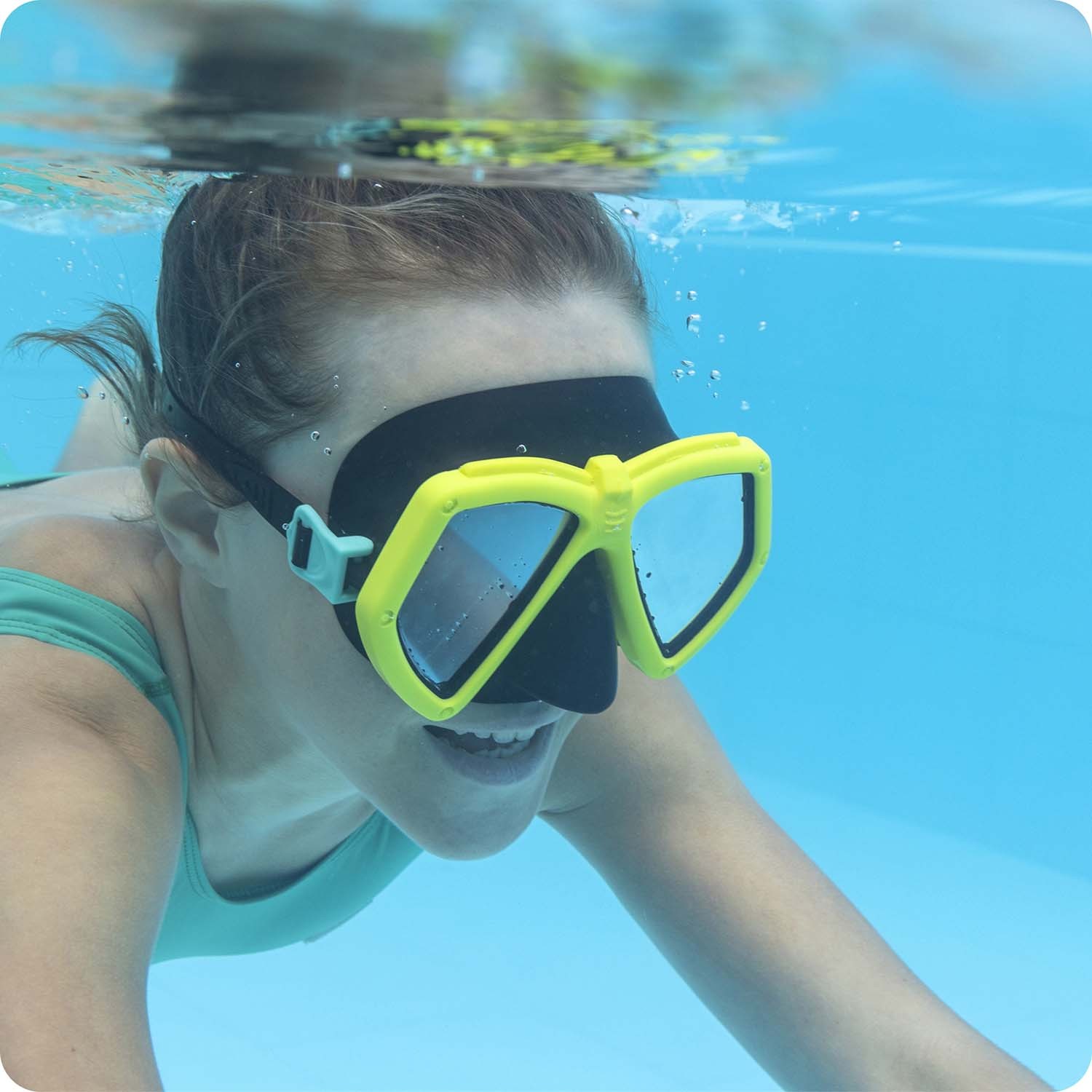 Bestway 22040 kollane ujumismask - Image 2