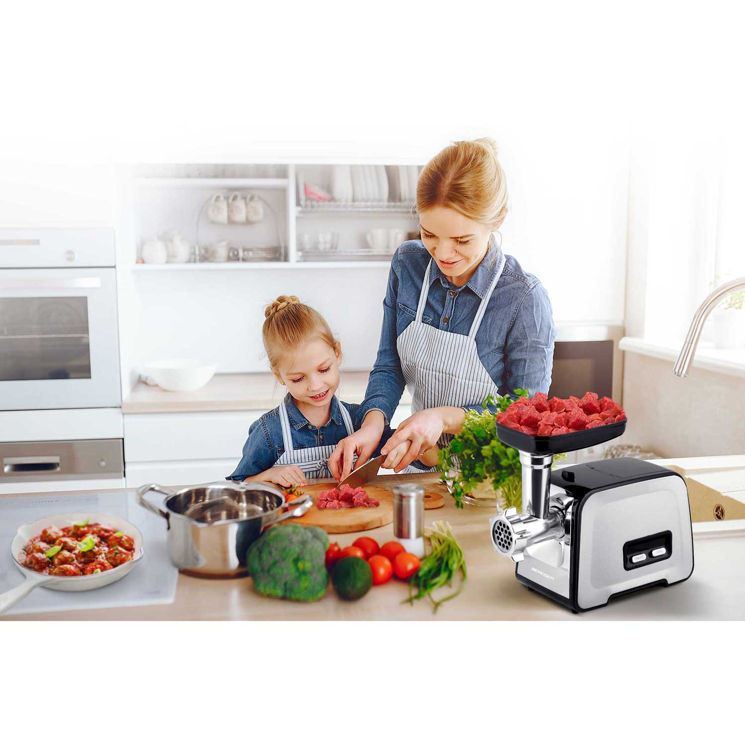 Hakklihamasin BD-601A Berdsen 450/1200W - Image 8