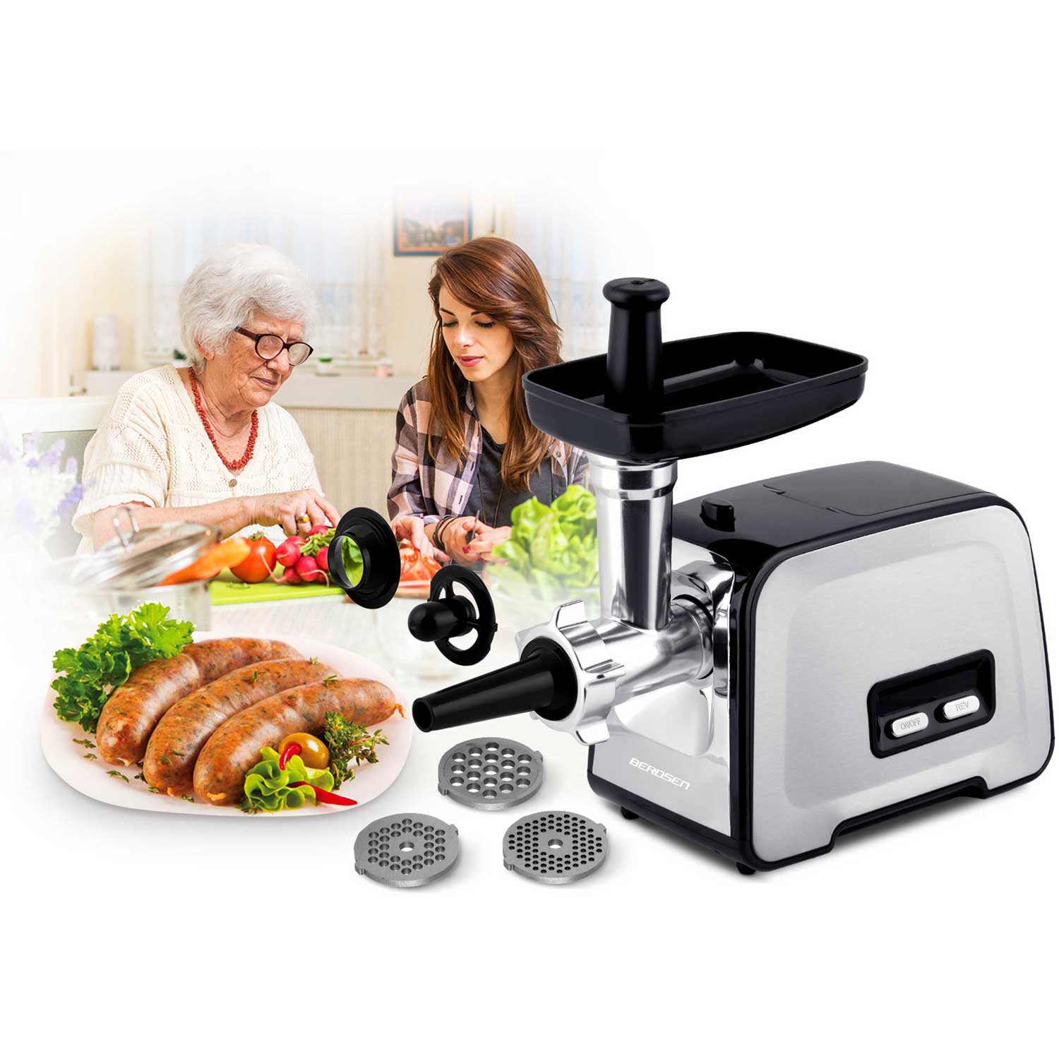 Hakklihamasin BD-601A Berdsen 450/1200W - Image 9