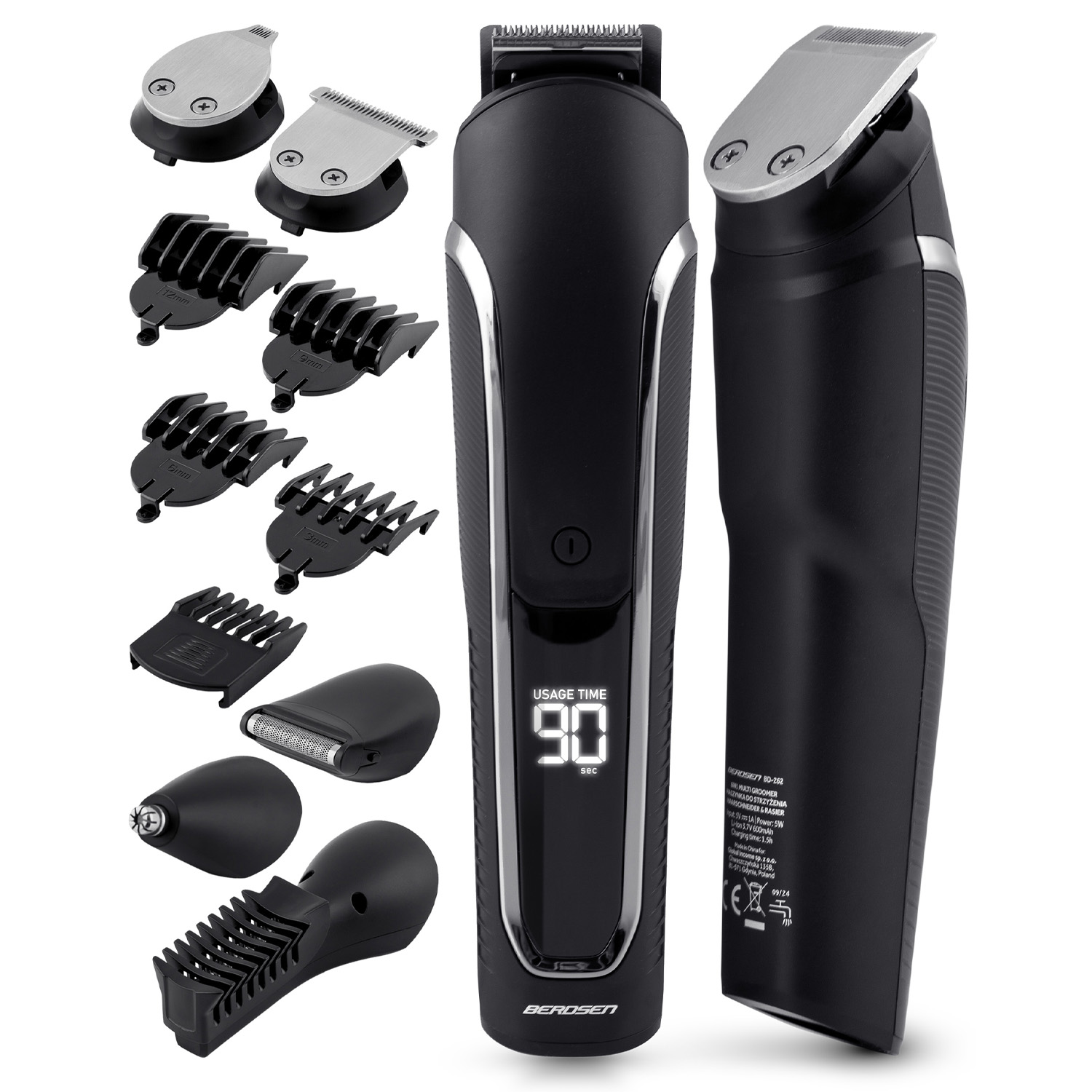 Berdsen BD-262 juukselõikur must - Image 4