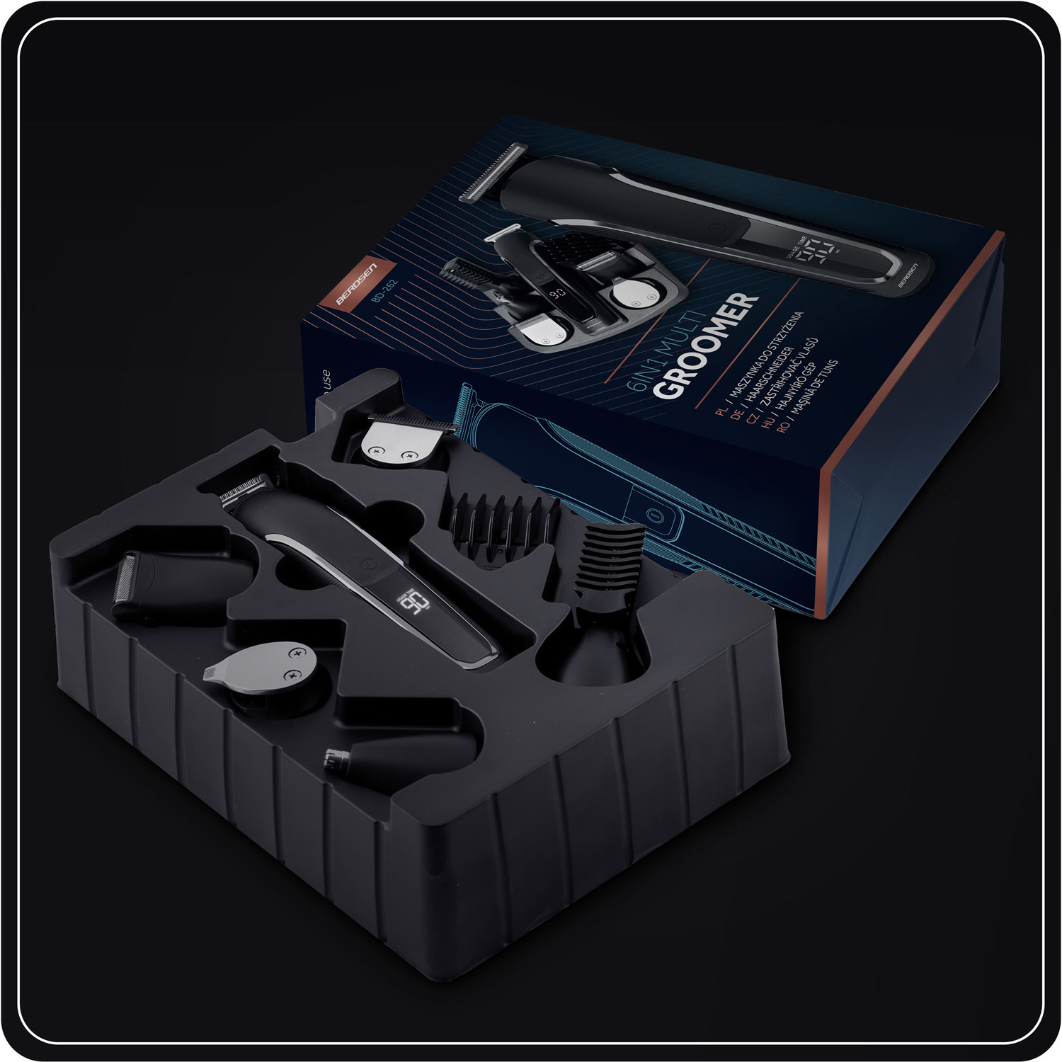 Berdsen BD-262 juukselõikur must - Image 5