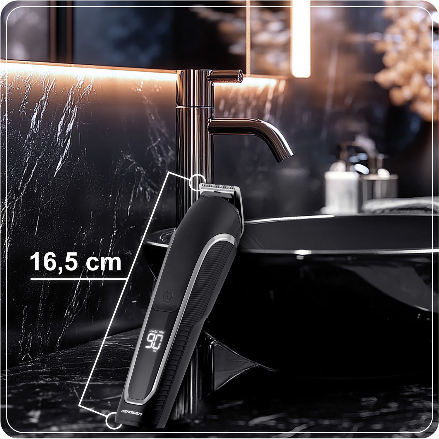 Berdsen BD-262 juukselõikur must - Image 9