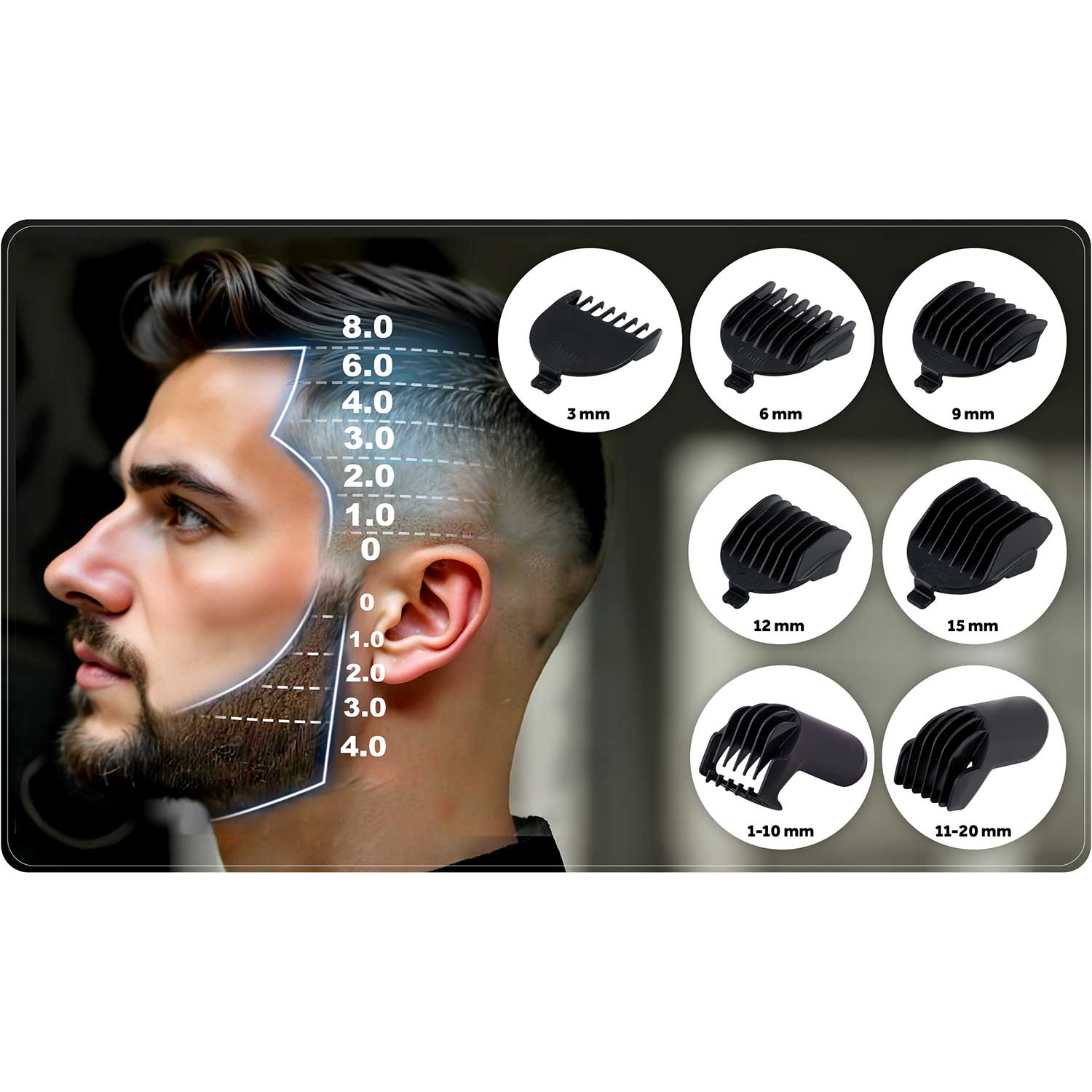 Berdsen BD-263 juukselõikur must - Image 14