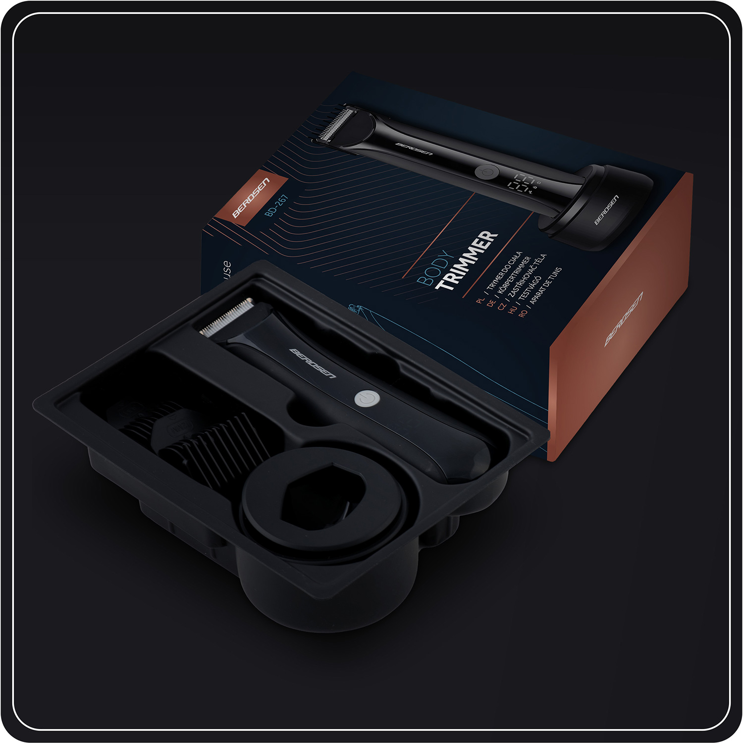 Berdsen BD-267 juukselõikur must - Image 4