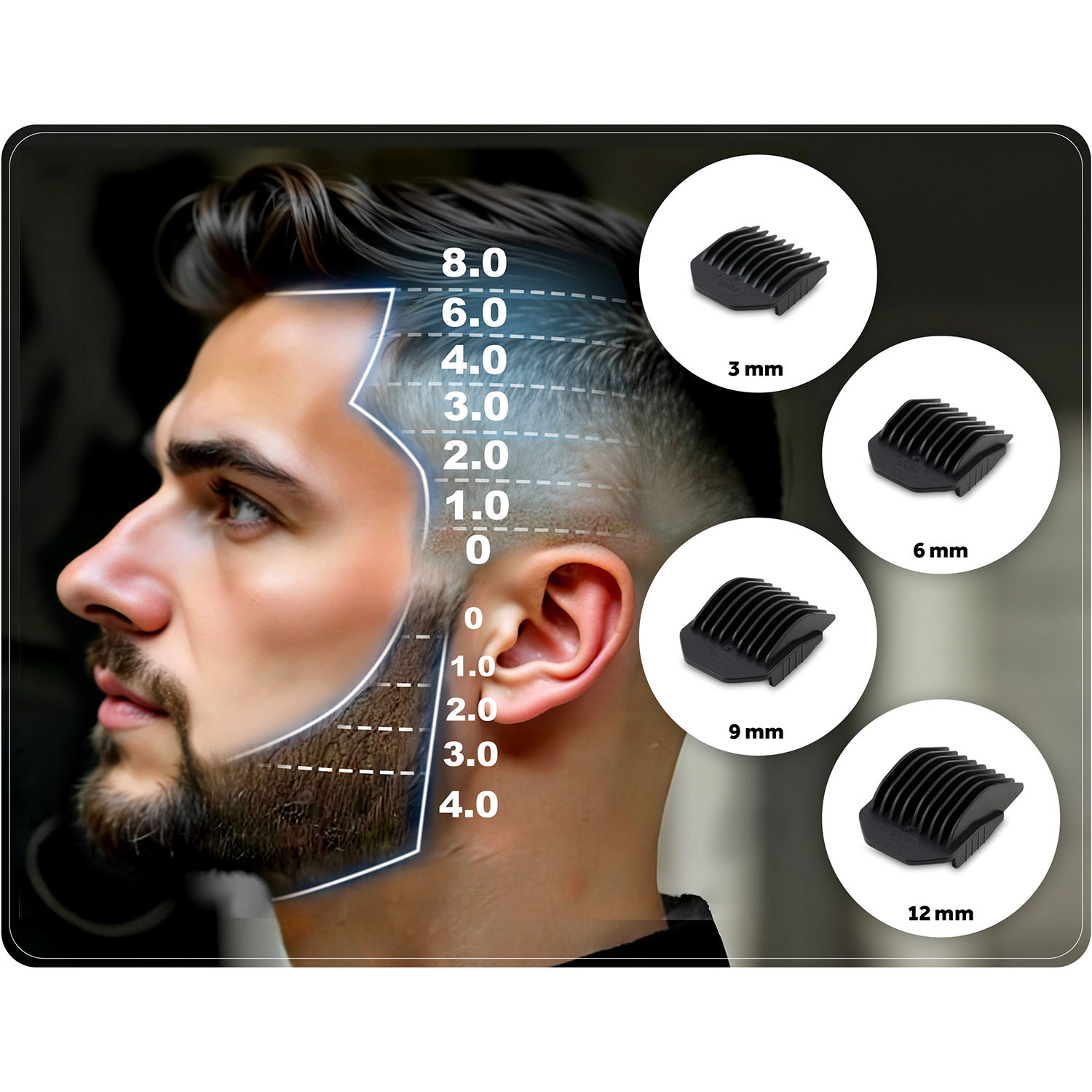 Berdsen BD-267 juukselõikur must - Image 15