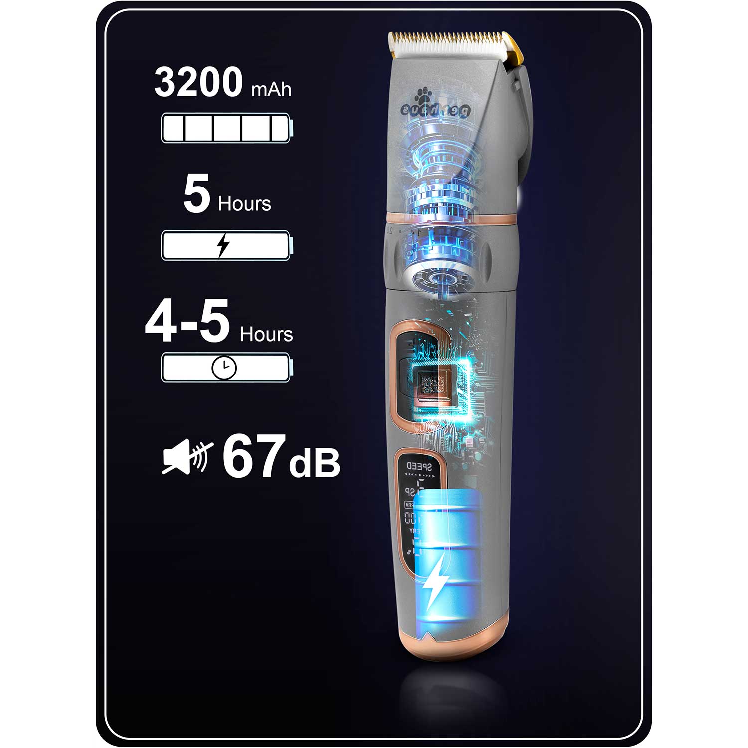 Pethaus PH-100 loomalõikur hall - Image 4