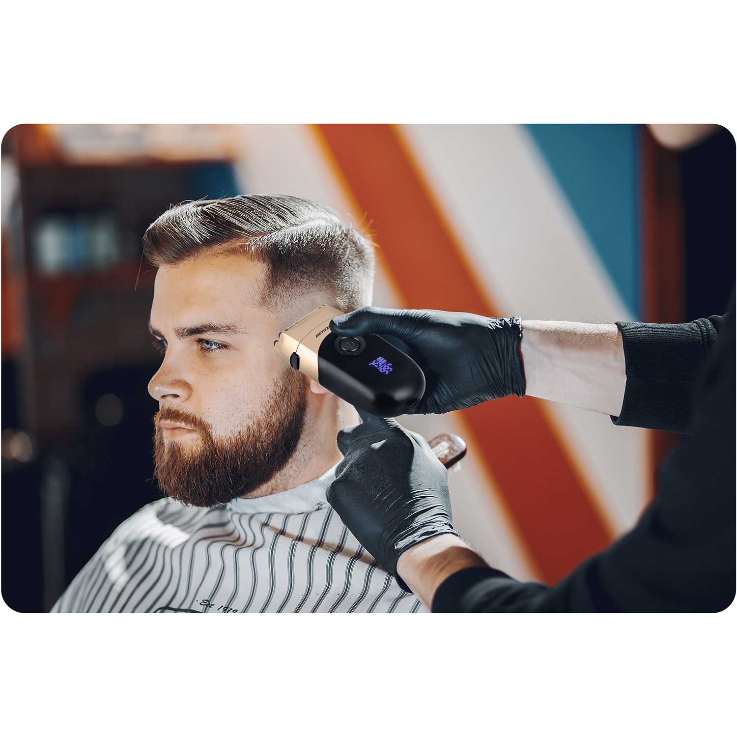 Berdsen BD-266 fooliummasin must ja kuldne - Image 8