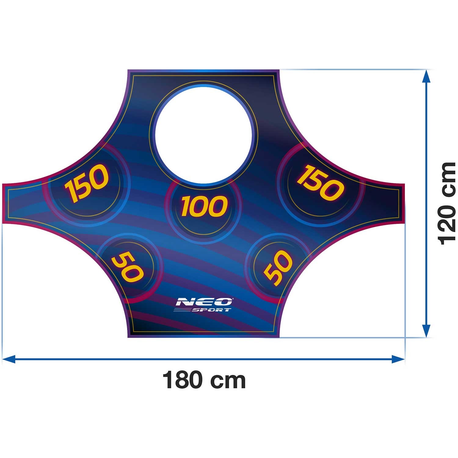 Neo-Sport väravate täpsusmatt 215 x 150 cm - Image 5