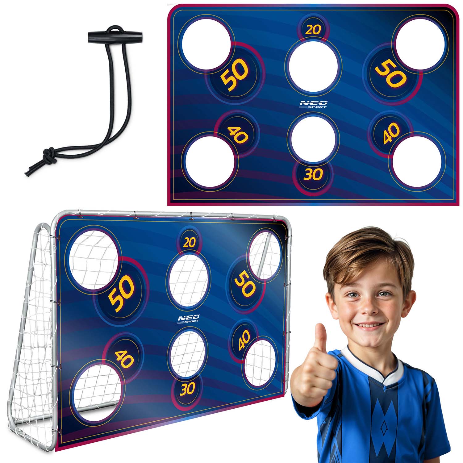 Neo-Sport väravate täpsusmatt 215 x 150 cm