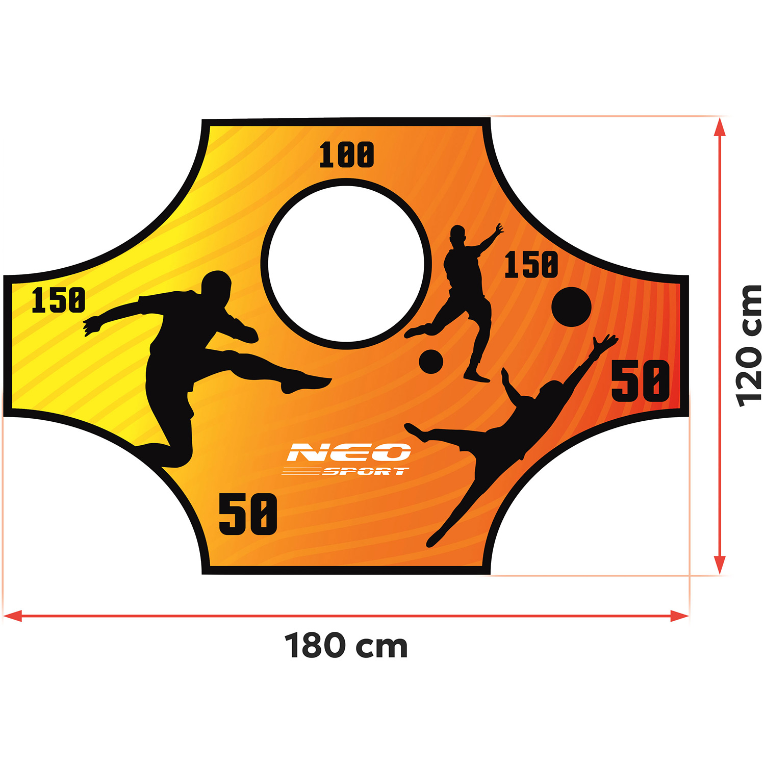 Neo-Sport väravate täpsusmatt 180 x 120 cm - Image 3