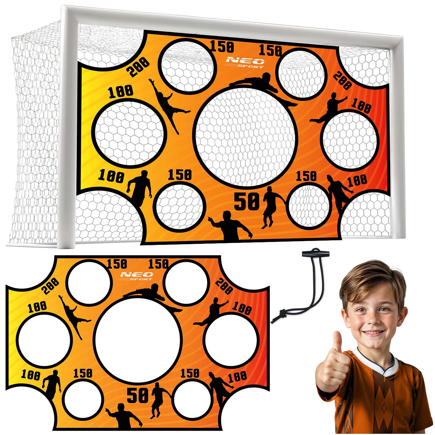 Neo-Sport väravate täpsusmatt 300 x 200 cm