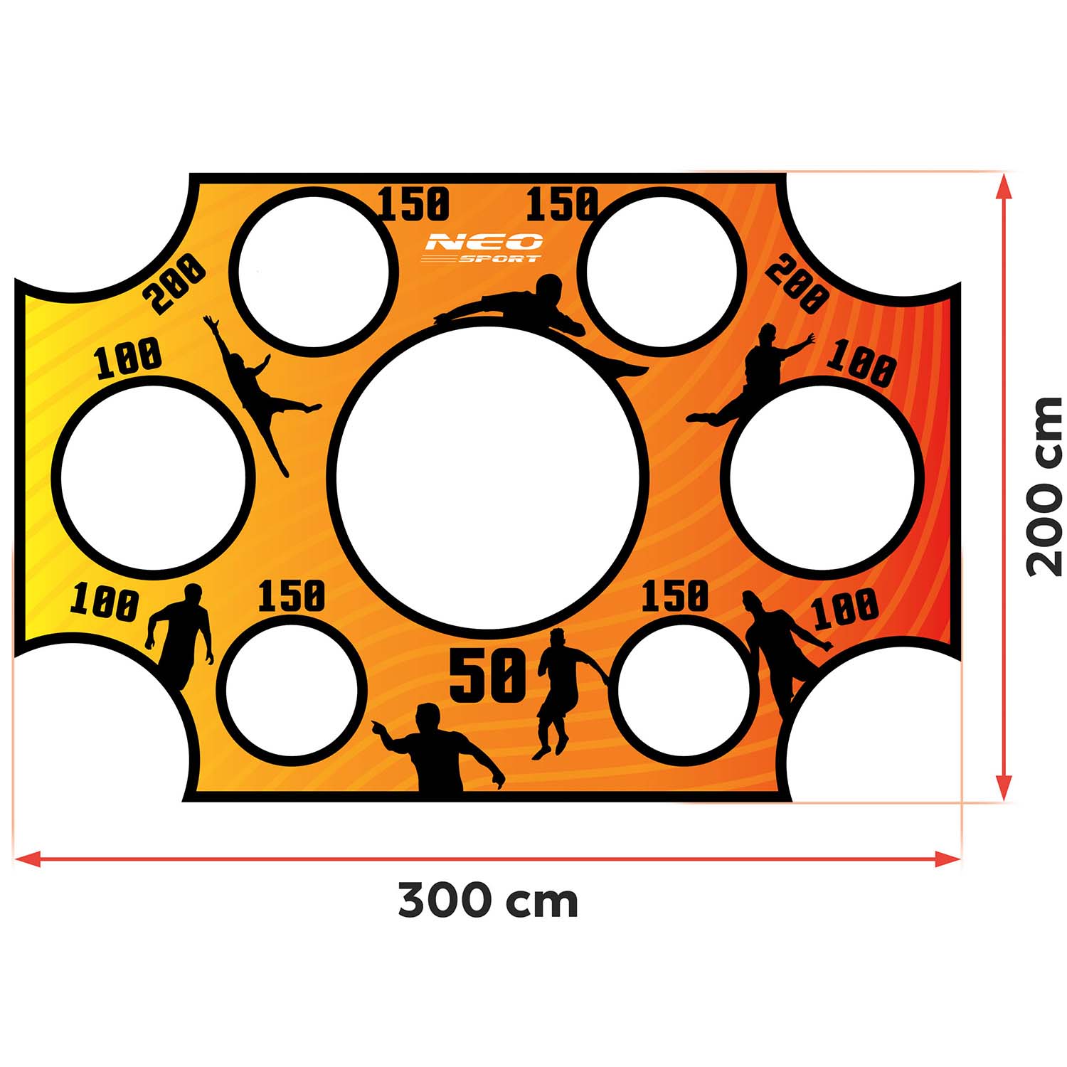 Neo-Sport väravate täpsusmatt 300 x 200 cm - Image 3