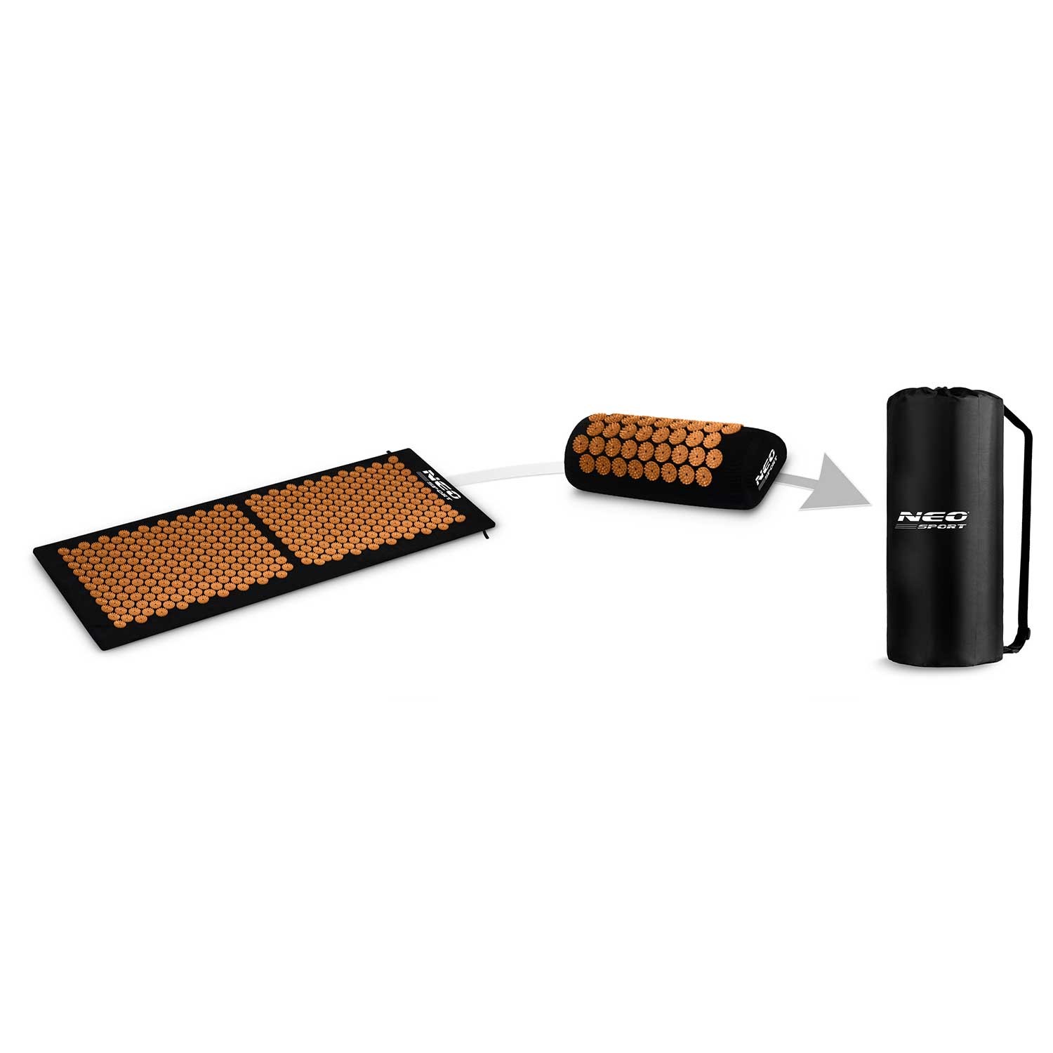 Neo-Sport NS-901 must ja kuldne akupressuurmatt naeltega - Image 10