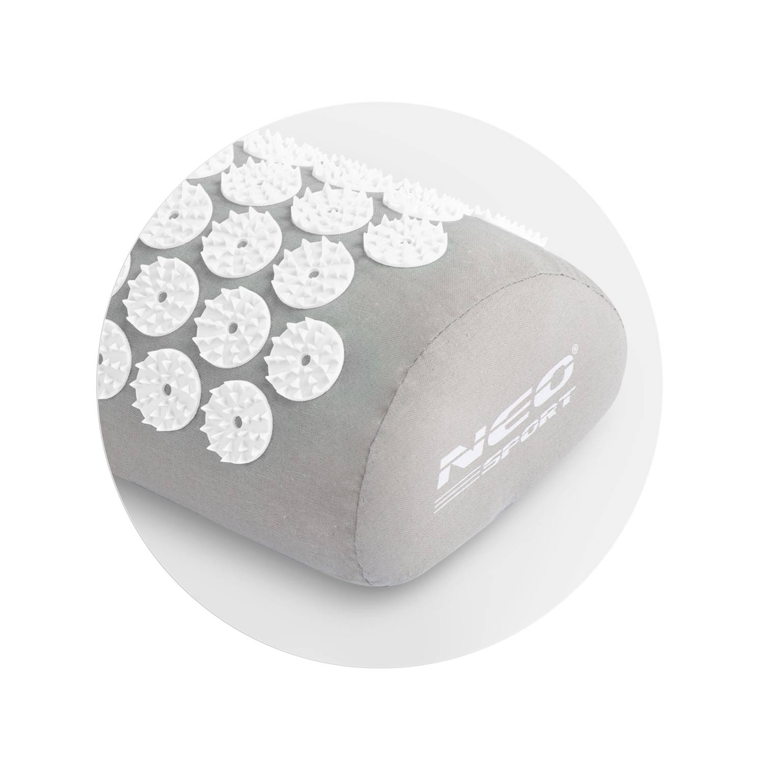 Neo-Sport NS-900 nõelravimatt naeltega, hall ja valge - Image 4