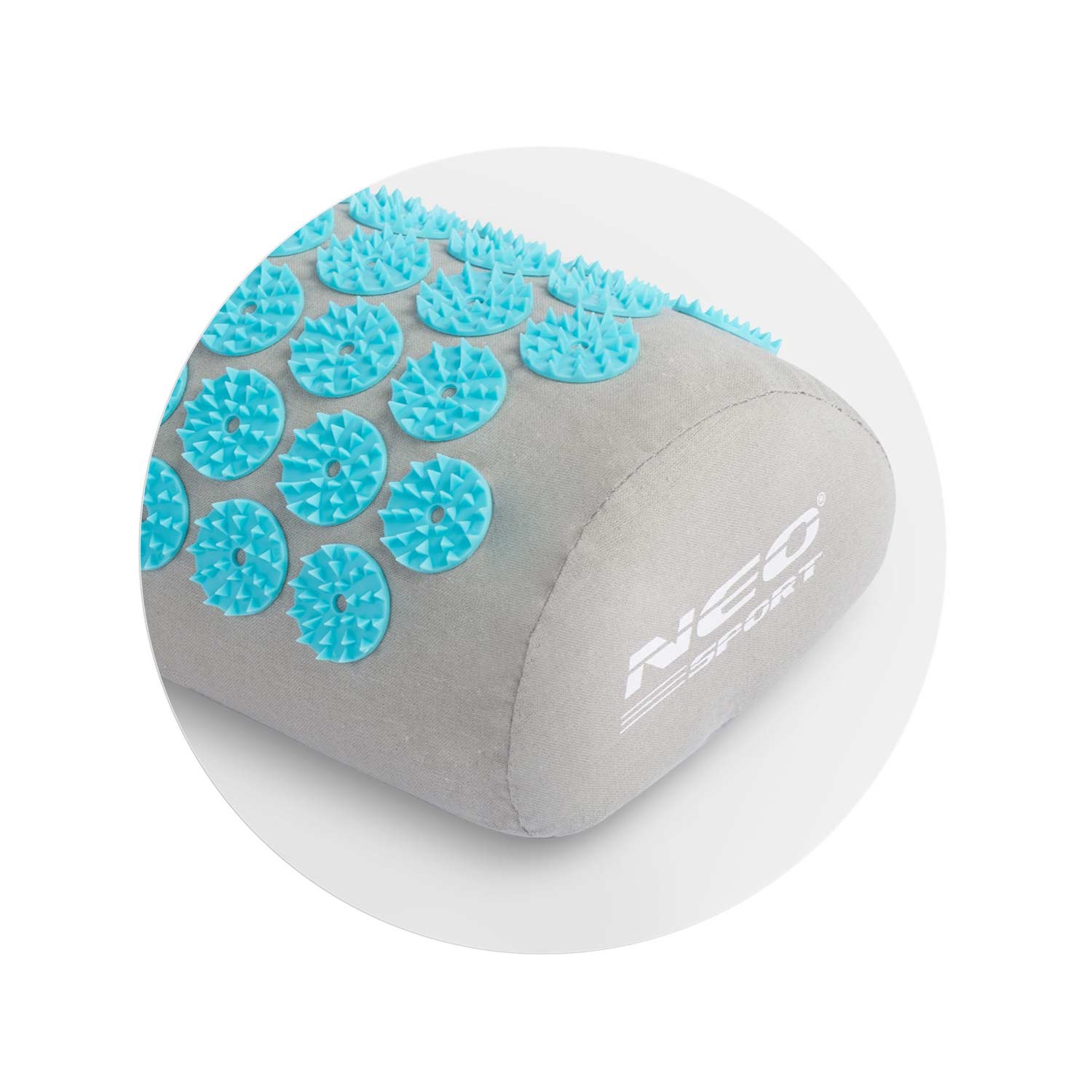 Neo-Sport NS-900 ogadega nõelravimatt, hall ja türkiissinine - Image 2