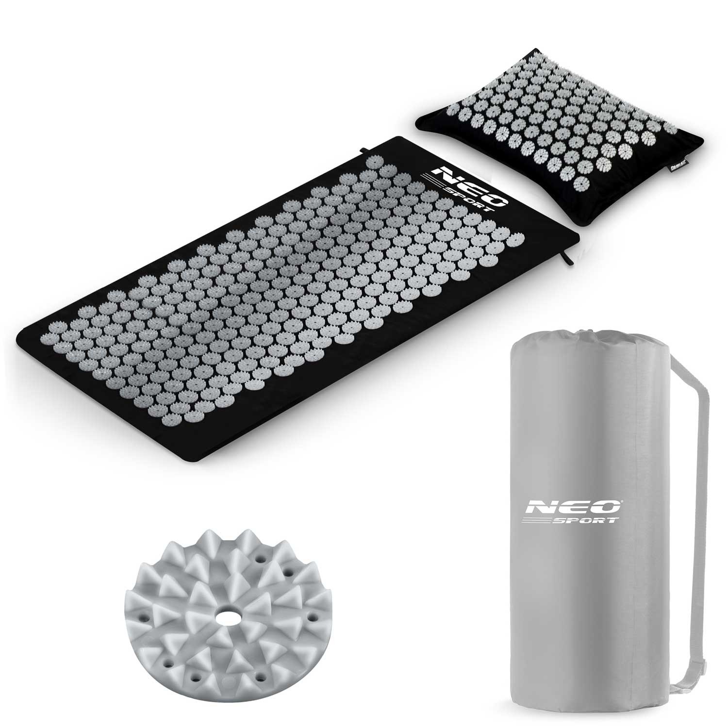 Neo-Sport NS-903 nõelravimatt naeltega, must ja hõbedane - Image 10