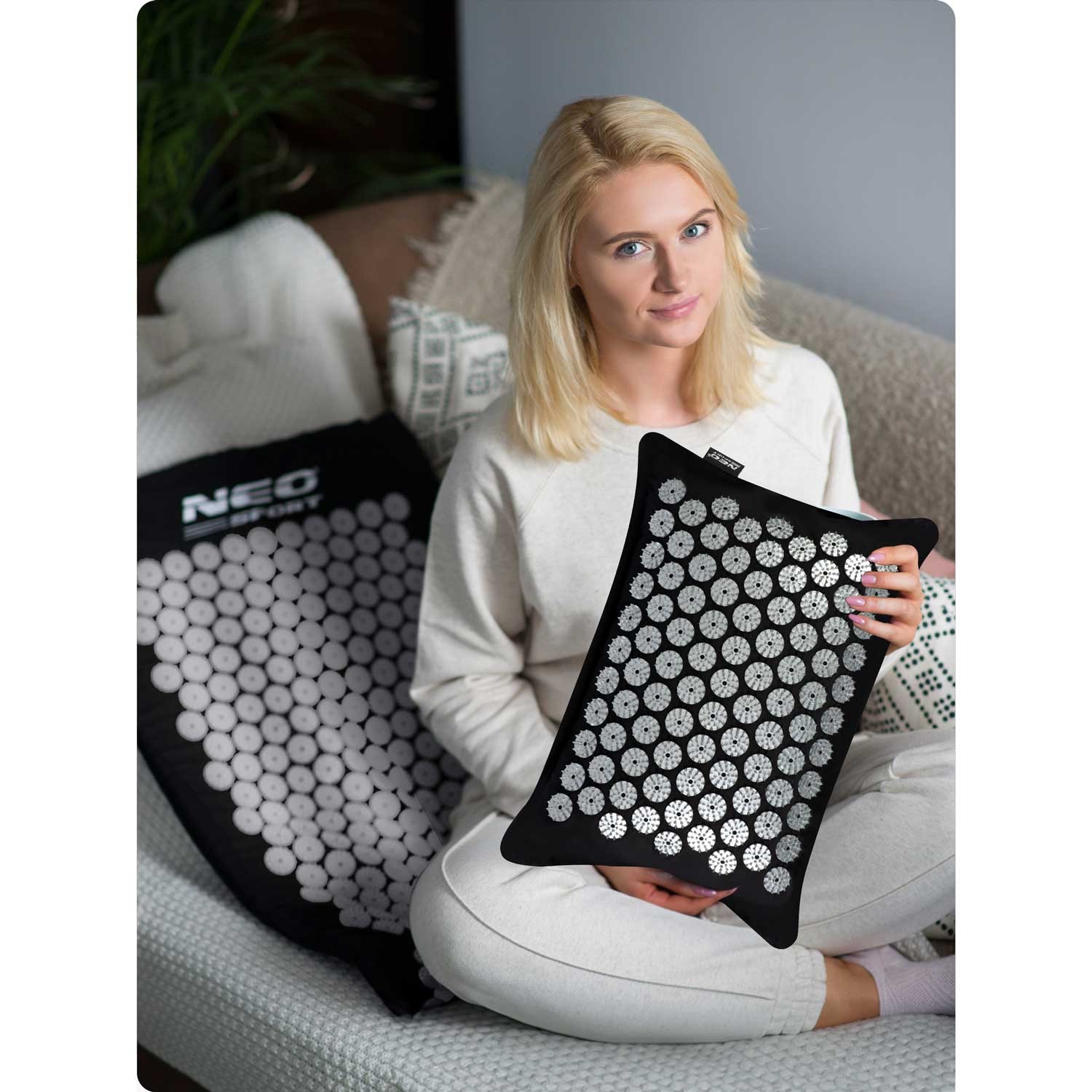 Neo-Sport NS-903 nõelravimatt naeltega, must ja hõbedane - Image 11