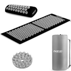 Neo-Sport NS-901 nõelravimatt naeltega, must ja hall