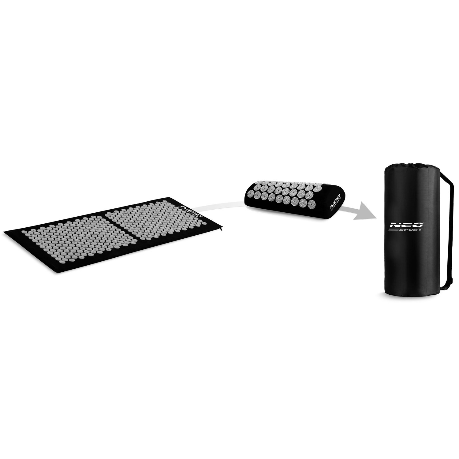 Neo-Sport NS-901 nõelravimatt naeltega, must ja hall - Image 8