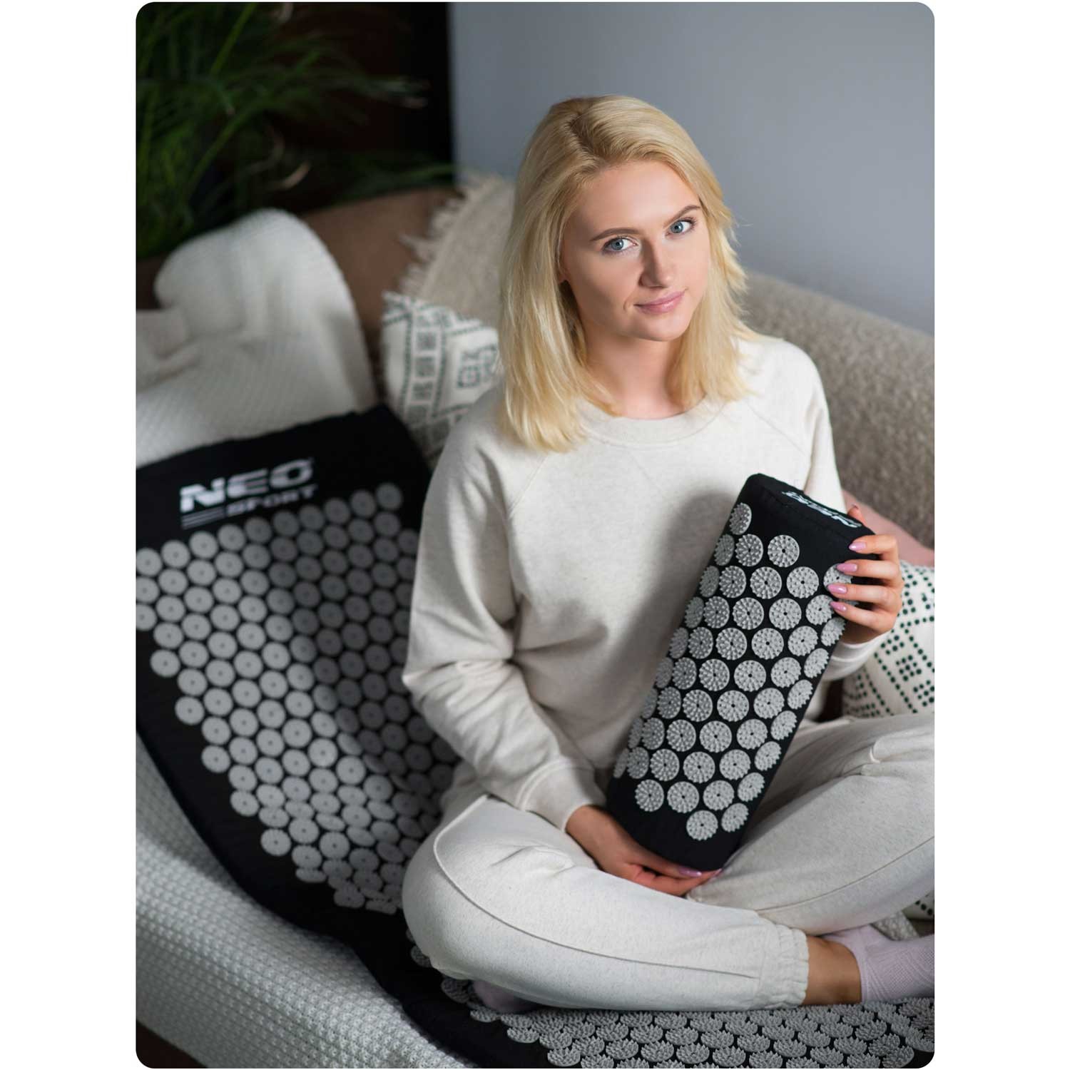 Neo-Sport NS-901 nõelravimatt naeltega, must ja hall - Image 9