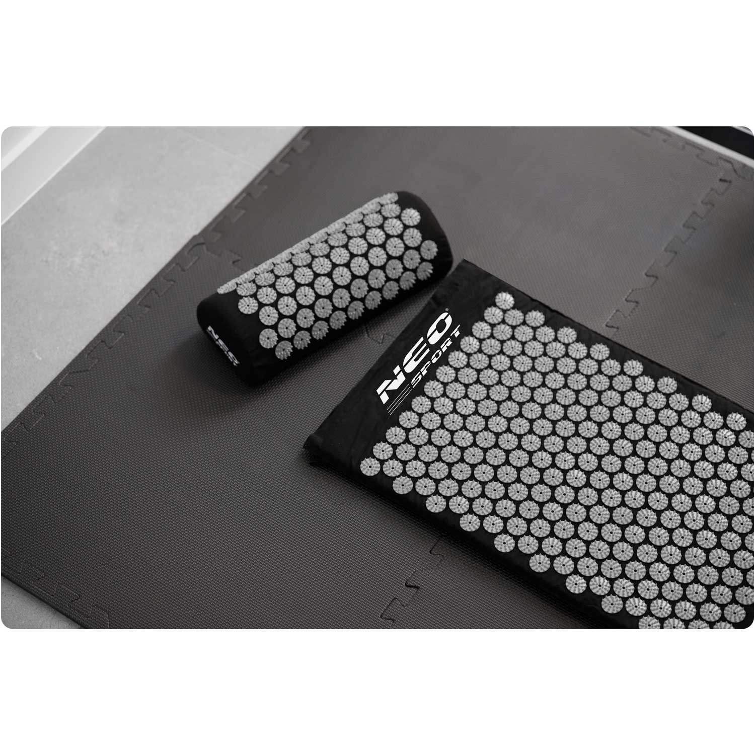 Neo-Sport NS-901 nõelravimatt naeltega, must ja hall - Image 2