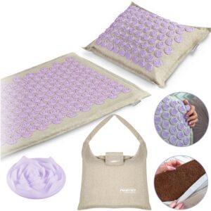 Neo-Sport NS902 ogadega nõelravimatt - hall-lavendel