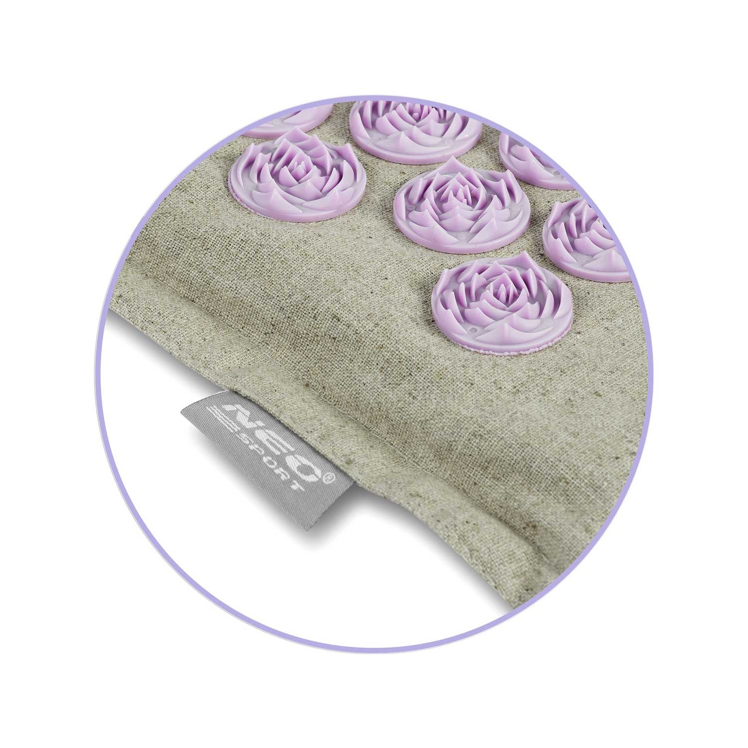 Neo-Sport NS902 ogadega nõelravimatt - hall-lavendel - Image 5