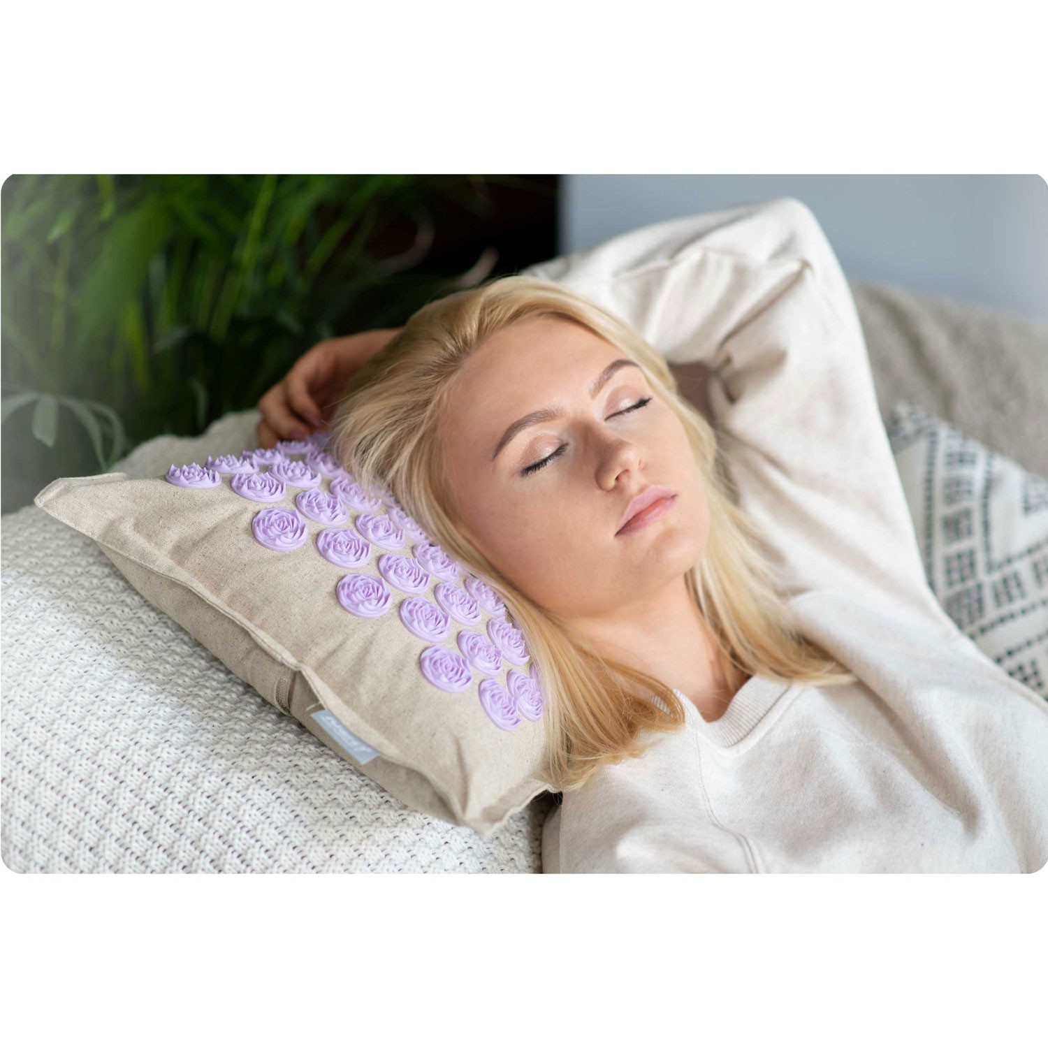 Neo-Sport NS902 ogadega nõelravimatt - hall-lavendel - Image 6