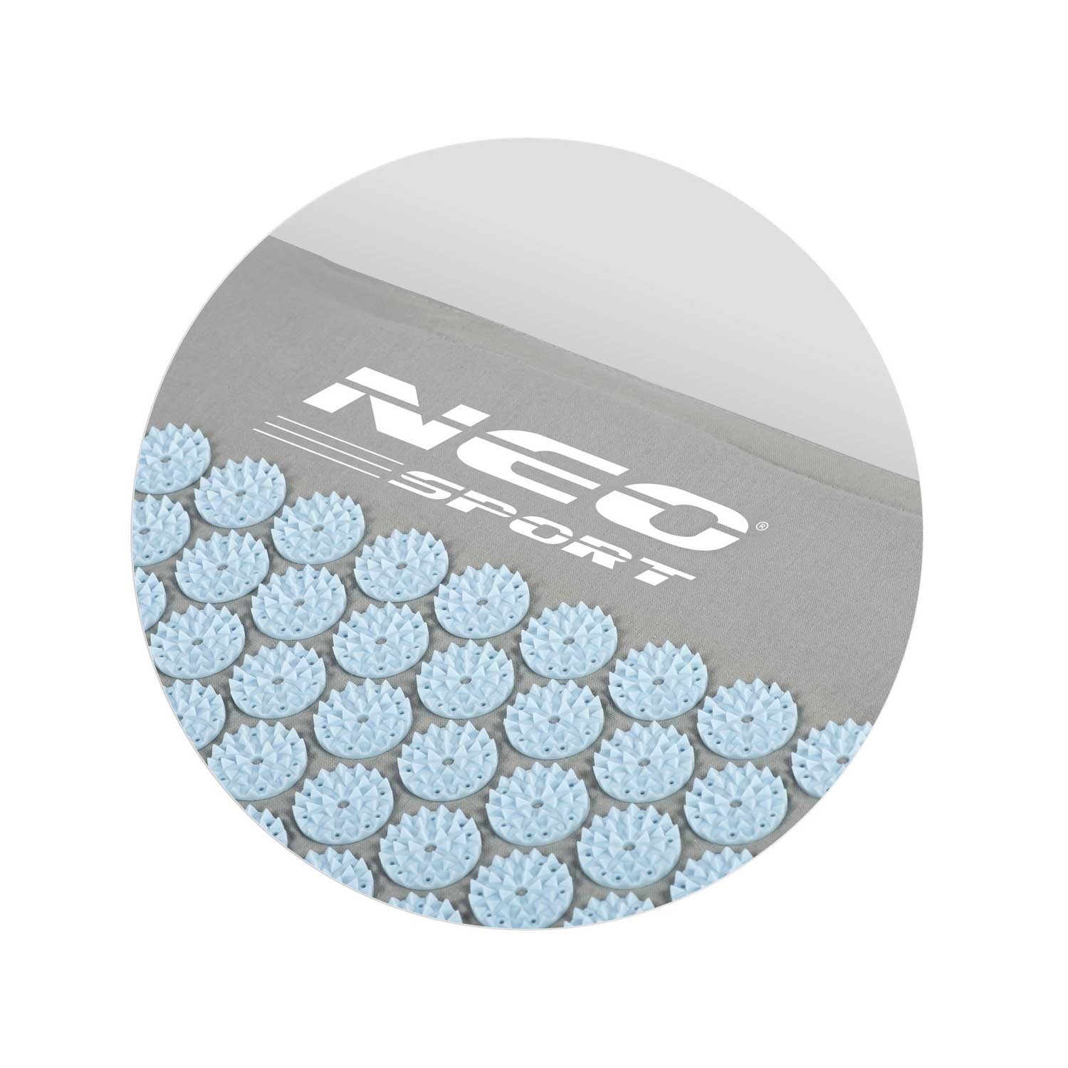 Neo-Sport NS-901 nõelravimatt naeltega, hall ja sinine - Image 4