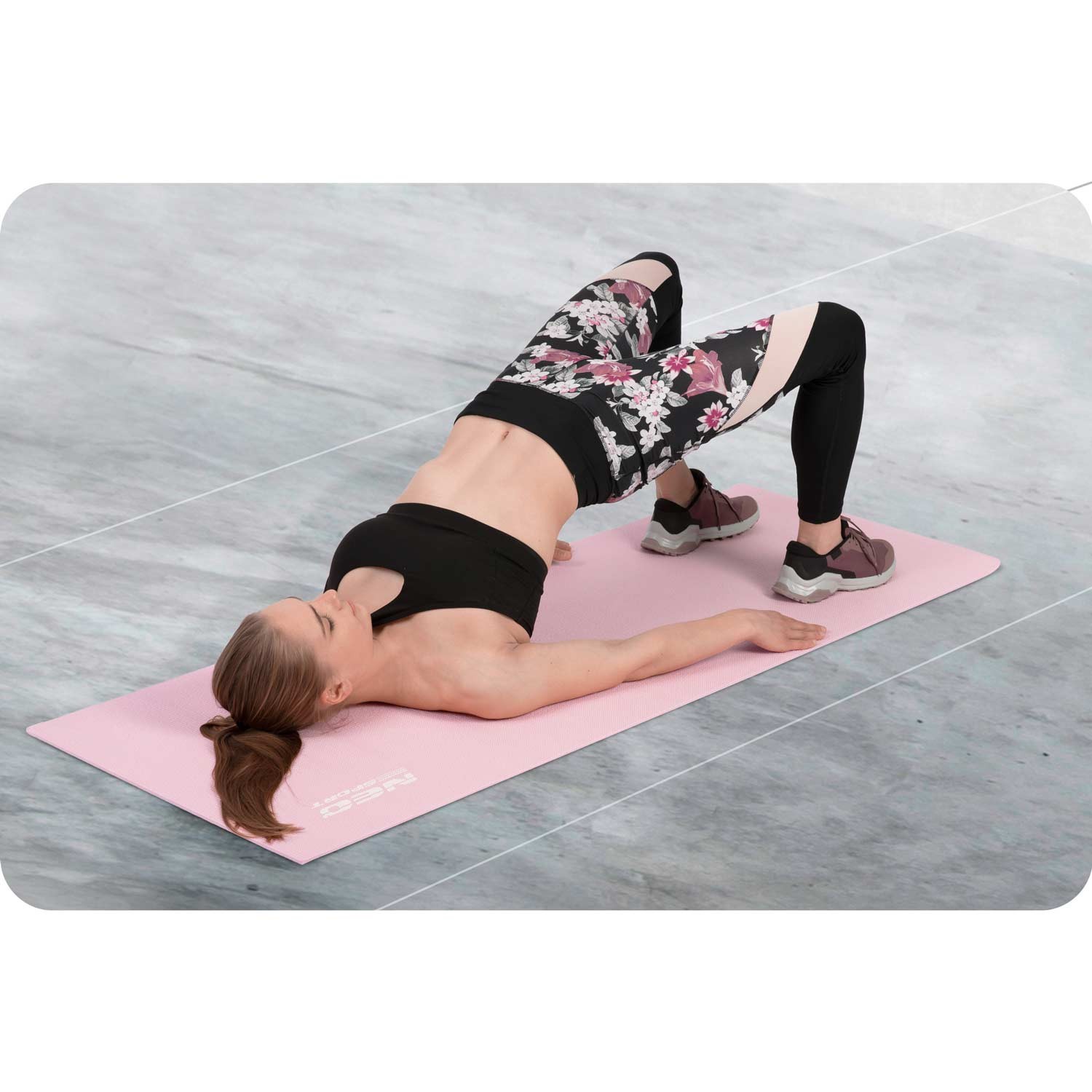 Võimlemismatt 173 x 61 cm Neo-Sport - 192101 roosa - Image 6