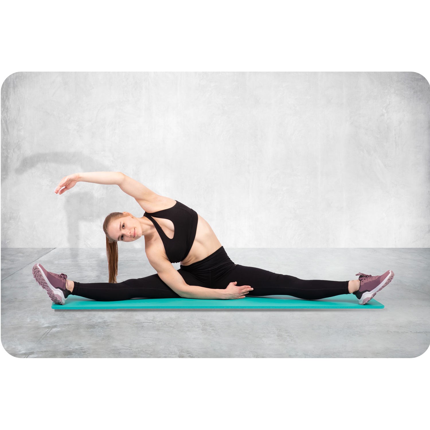 Paks treeningmatt 183 x 60 cm Neo-Sport - 192301 türkiissinine - Image 6