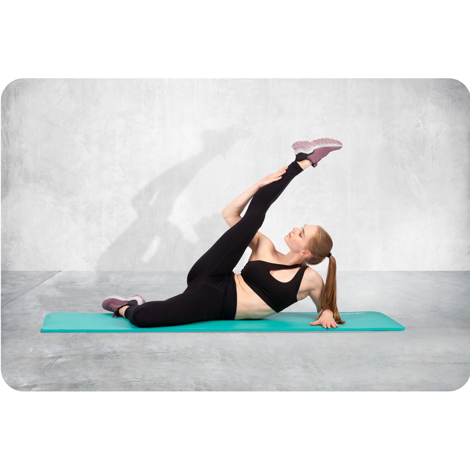 Paks treeningmatt 183 x 60 cm Neo-Sport - 192301 türkiissinine - Image 9
