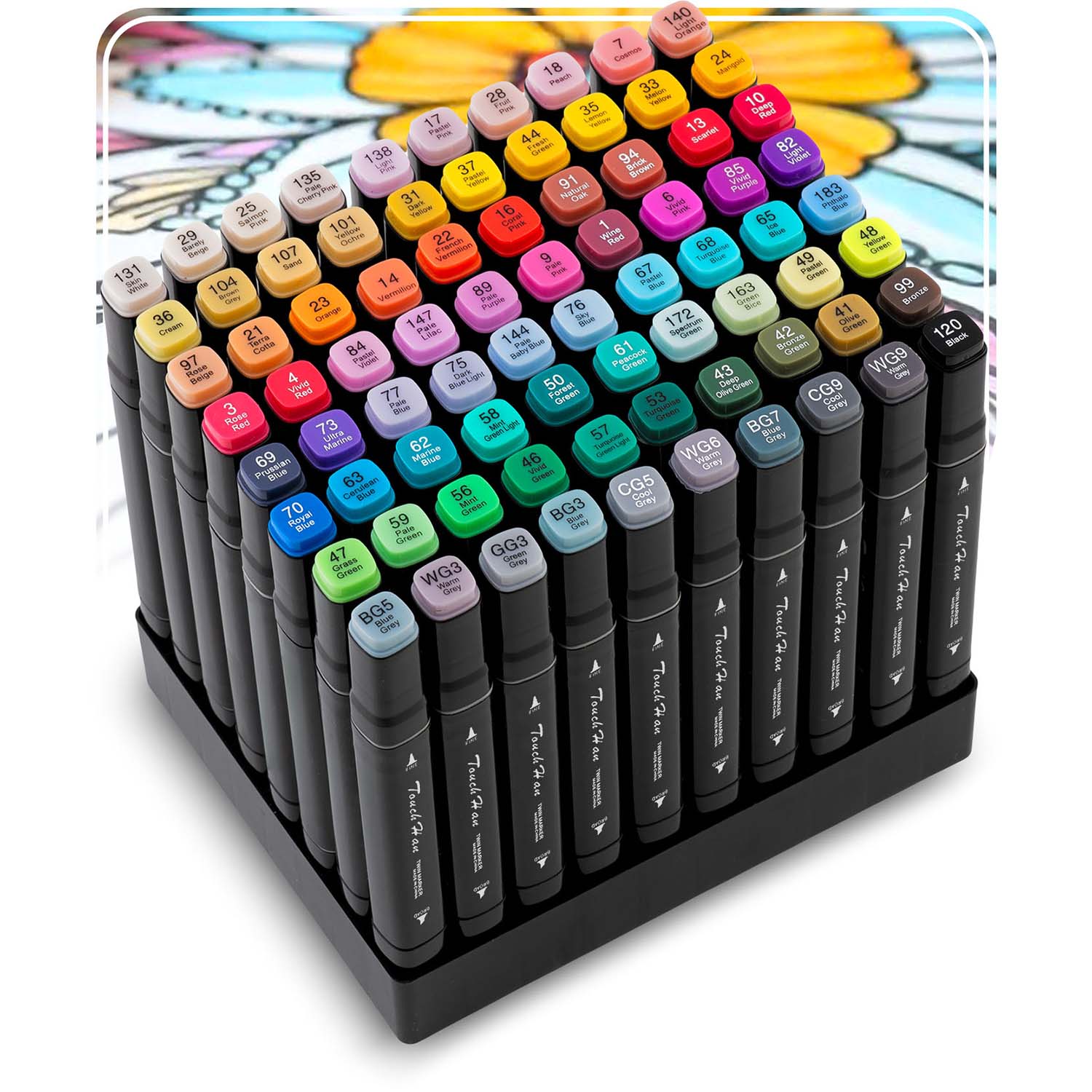 Maalimismatt 90 x 120 cm + 80 Ricokidsi alkoholimarkerit - Image 8