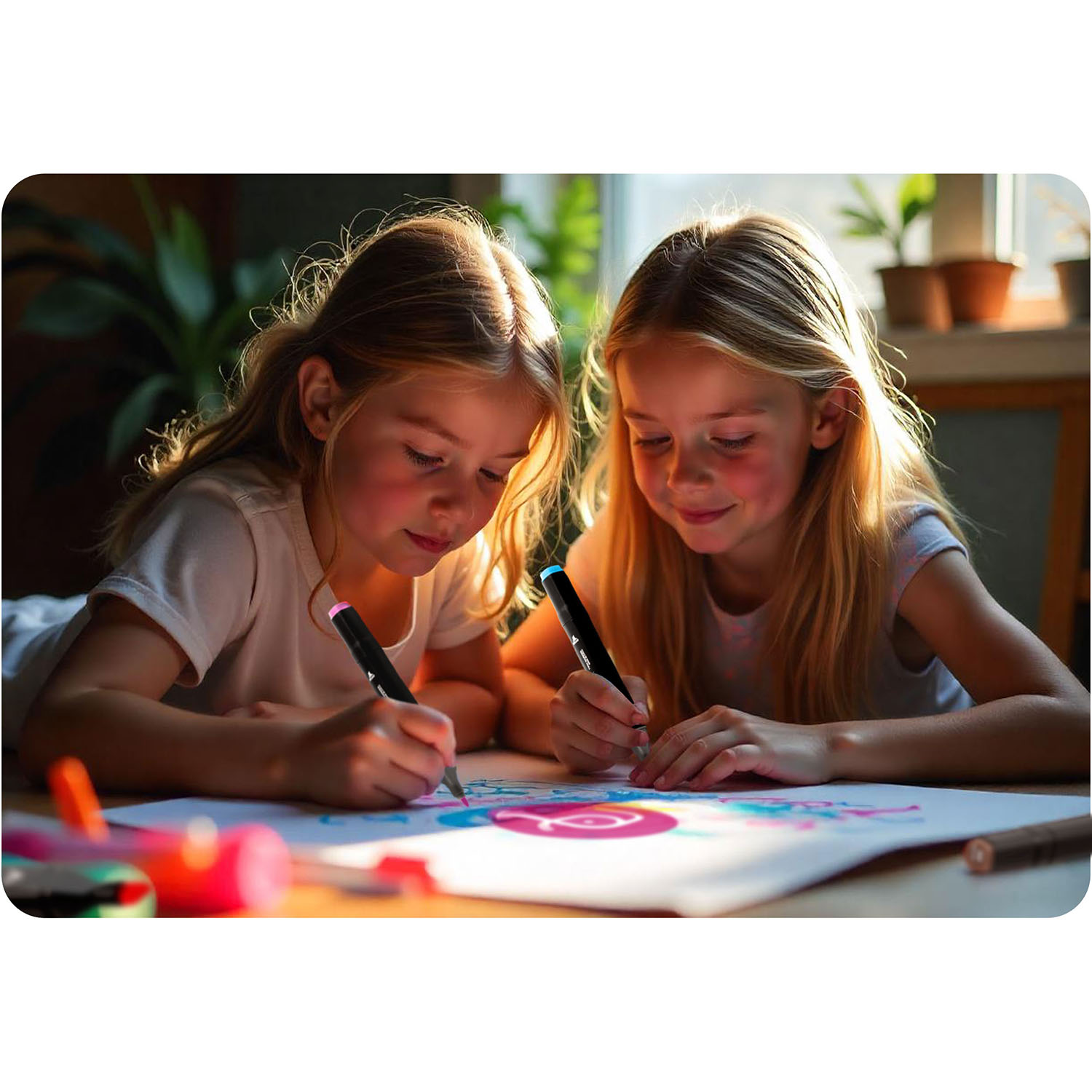 Maalimismatt 90 x 120 cm + 80 Ricokidsi alkoholimarkerit - Image 11