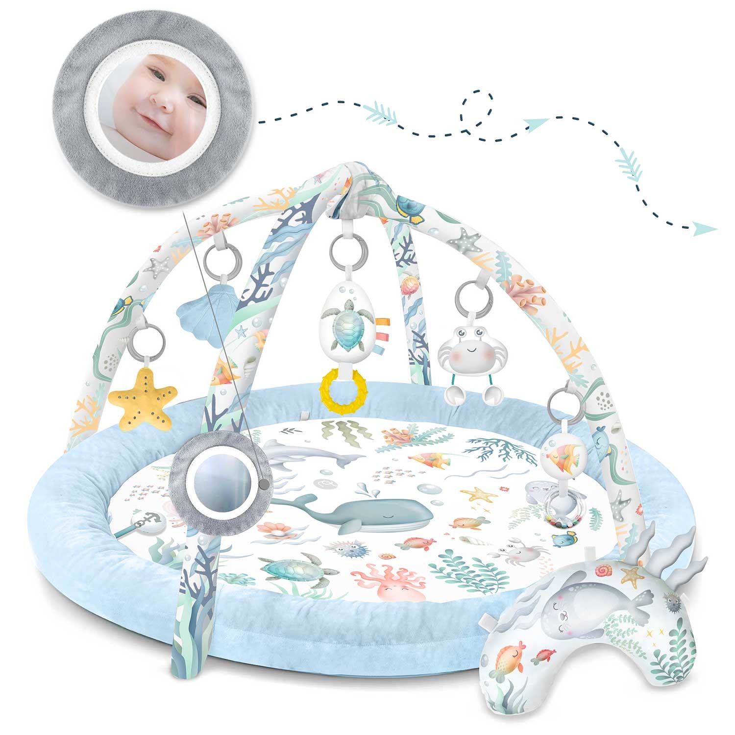 Ocean Nukido interaktiivne mängumatt - sinine - Image 10