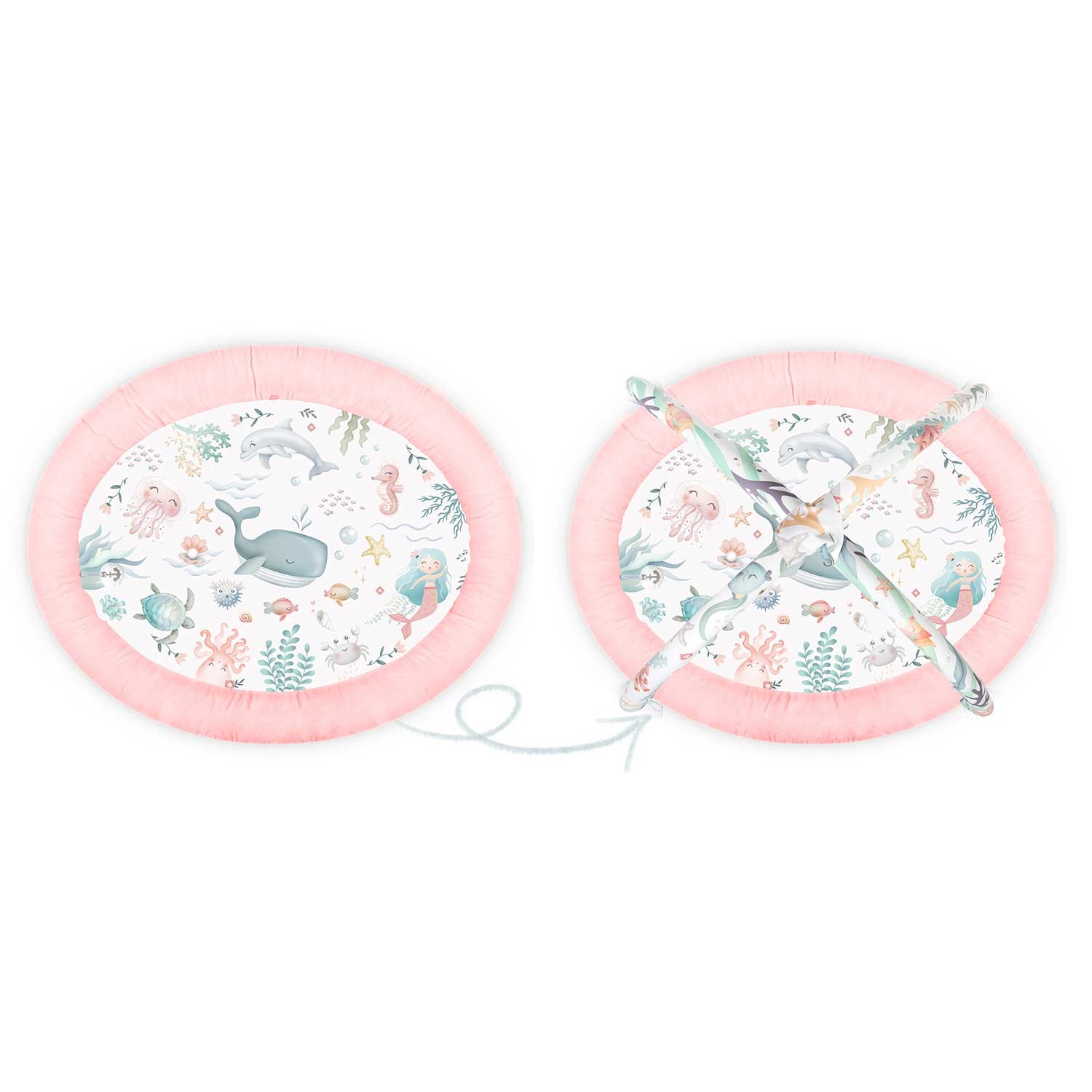 Ocean Nukido interaktiivne mängumatt - roosa - Image 6