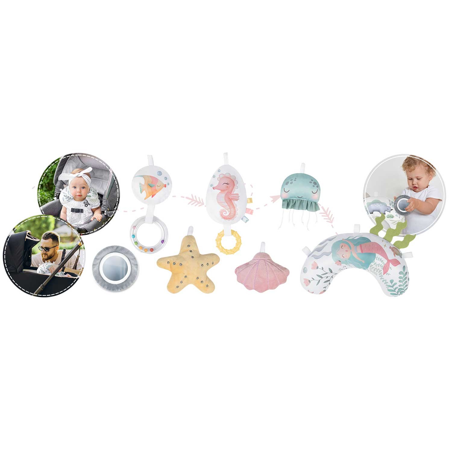 Ocean Nukido interaktiivne mängumatt - roosa - Image 9