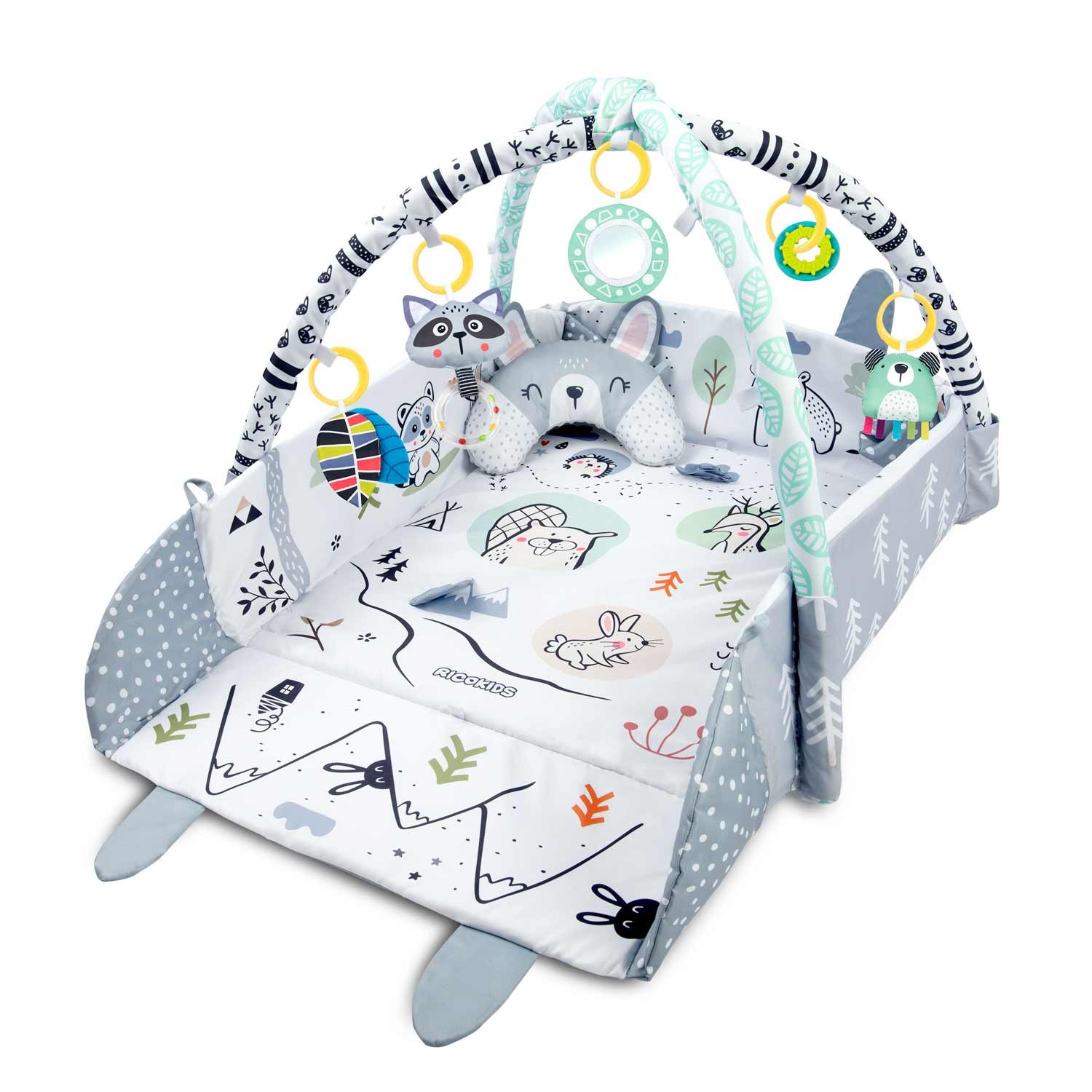 Interaktiivne õppematt 110 x 100 cm Ricokids Jänes - Image 4